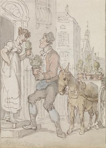 Thomas Rowlandson The Flower Seller