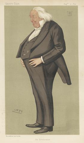 Leslie Matthew 'Spy' Ward Vanity Fair: Legal; 'An Arbitrator', Frederick Joseph Bramwell, August 27, 1892
