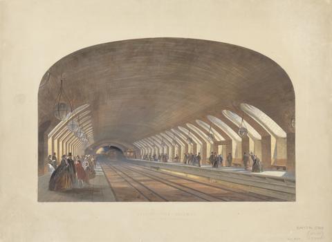 Kell Brothers Baker Street Station. Metropolitan Railway