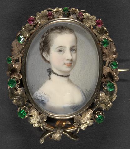 Samuel Collins Portrait of a Young Girl