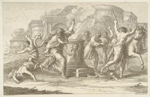 Francesco Bartolozzi RA Laocoon And His Sons Wrestling With Two Snakes
