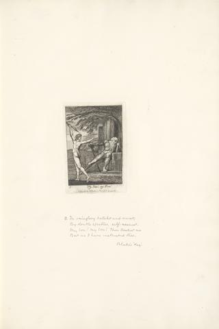 William Blake For the Sexes: The Gates of Paradise, Plate 10, "My son! my Son!"