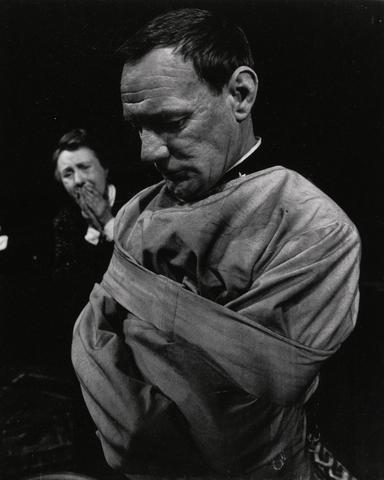 Lewis Morley Gwen Nelson and Trevor Howard in 'The Father' by August Strindberg