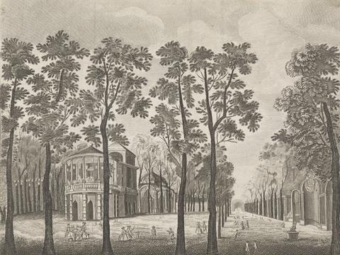 unknown artist A View of Vauxhall Gardens and the Rotunda