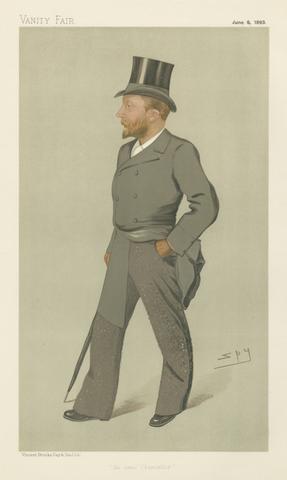 Leslie Matthew 'Spy' Ward Vanity Fair: Horse Trainers; 'He owns Chancellor', Mr. Fred Crisp, June 8, 1893
