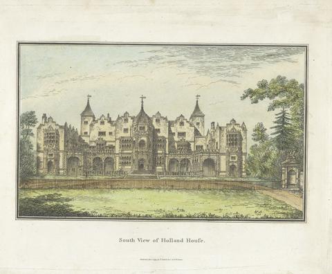unknown artist South View of Holland House