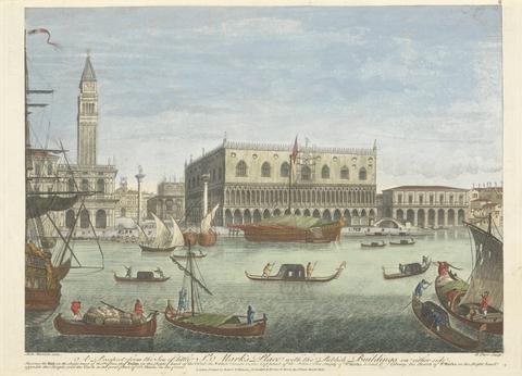 Remi Parr A Prospect from the Sea of little St. Mark's Place with the Publick Buildings on either side...