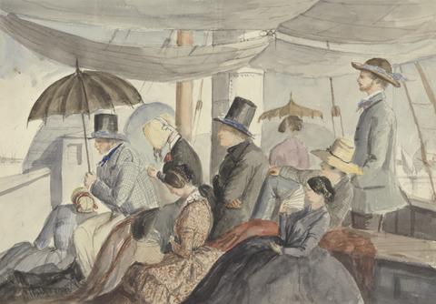 Charles Dyce Passengers aboard the Nile steamer