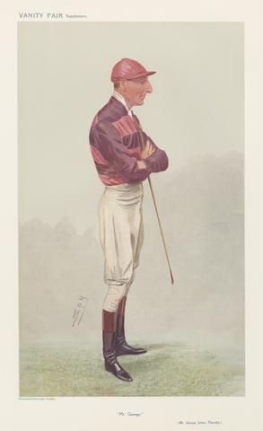 Leslie Matthew 'Spy' Ward Vanity Fair: Jockeys; 'Mr. George', Mr. George James Thursby, December 18, 1907