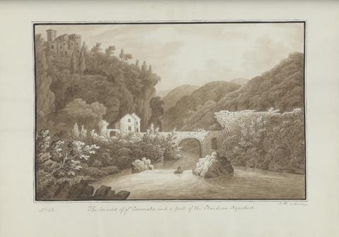 Sir Richard Colt Hoare The Convent of St. Cosimato, and part of the Claudian Aqueduct