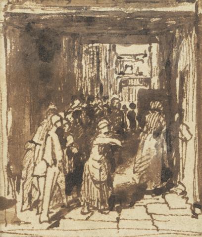 William Mulready Figures in a Doorway