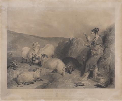John Burnet The Lassie Herding Sheep