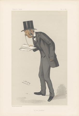 Leslie Matthew 'Spy' Ward Vanity Fair - Clergy. 'A wet Quaker' Lewis Llewwellyn Dillwyn M.P. - 13 May 1882