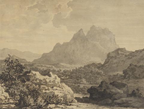 Alexander Cozens Mountainous Landscape