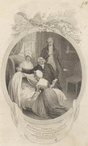 Pamela: Mr. and Mrs. Andrews imploring a blessing for their first-born daughter, Pamela. Vide, vol. 4 Letter 21, page 108