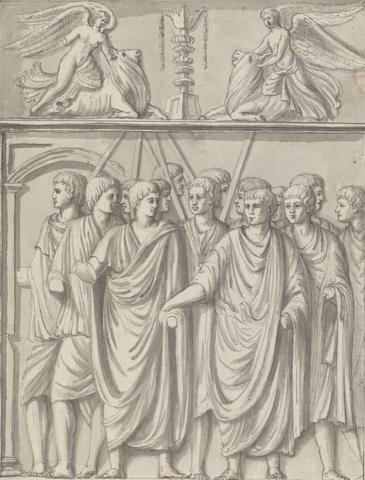 unknown artist Views in the Levant: Study of Figures From a Frieze or Panel