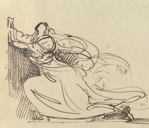 Benjamin Robert Haydon Study of a Woman Pleading on Her Knees