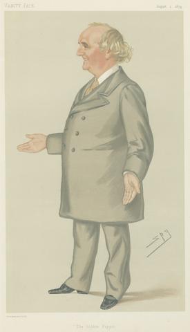 Leslie Matthew 'Spy' Ward Politicians - Vanity Fair - 'The Golden Pippin'. Mr. William Cunliffe Brooks. August 2