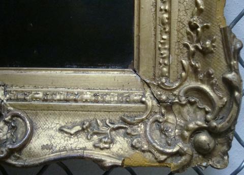 unknown artist British Victorian Rococo Revival frame