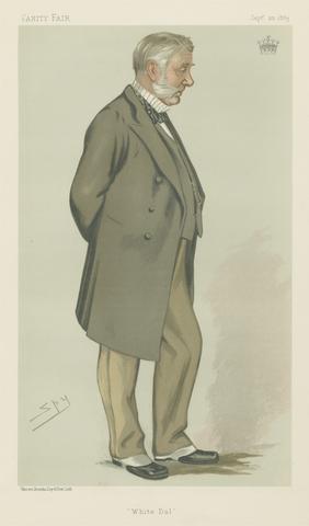 Leslie Matthew 'Spy' Ward Politicians - Vanity Fair. 'White Dial'. The Earl of Stair. 22 September 1883