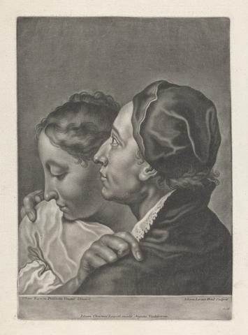 Johann Lorenz Haid Portrait of a Man and Woman