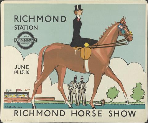 Anna Katrina Zinkeisen Richmond Horse Show