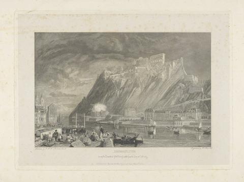 James C. Allen Ehenbreitstein, During the Demolition of the Fortress in 1817 from the Quay at Coblentz.