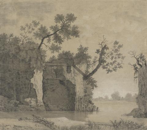 Joseph Wright of Derby Landscape with Ruins