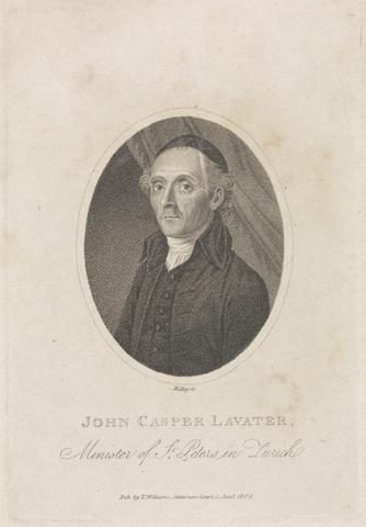 William Ridley John Casper Lavater, Minister of St. Peters in Zurich