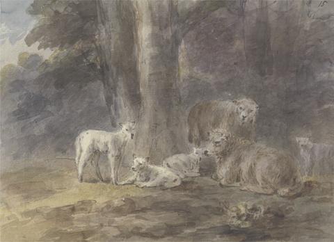 Sawrey Gilpin Sheep under a tree