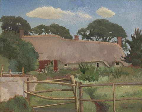 Gilbert Spencer Cottages at Durweston, Dorset