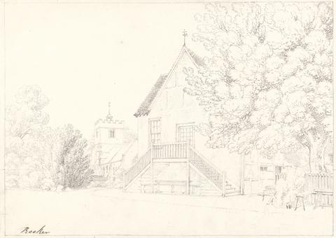 Michael "Angelo" Rooker Preliminary Study for "A Game of Bowls on the Bowling Green Outside the Bunch of Grapes Inn, Hurst, Berkshire"