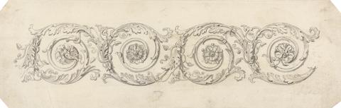 Sir John Soane Detail of Scrolled Acanthus Molding
