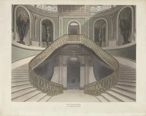 unknown artist The Staircase at Carlton House