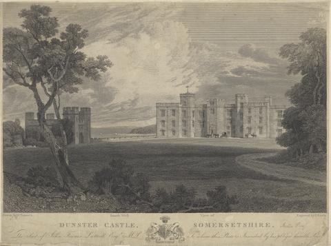 Samuel Rawle South West View of Dunster Castle, Somersetshire