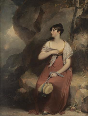 Sir Martin Archer Shee A Woman in a Landscape