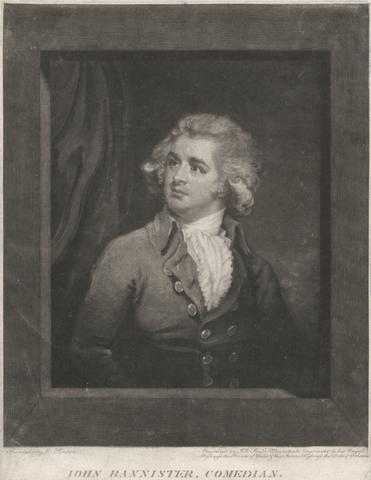 John Raphael Smith John Bannister, Comedian, 1787