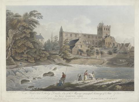 Francis Jukes View of Jedburgh Abbey