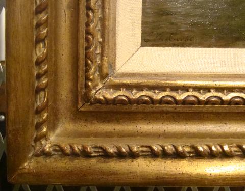 unknown framemaker British, 'Carlo Maratta' style frame