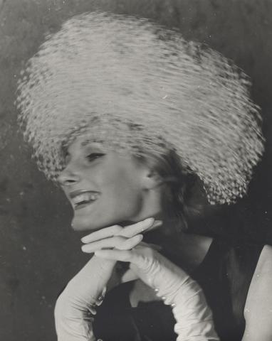 Model with James Wedge Hat