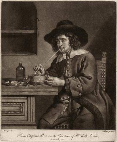 William Pether A Smoker