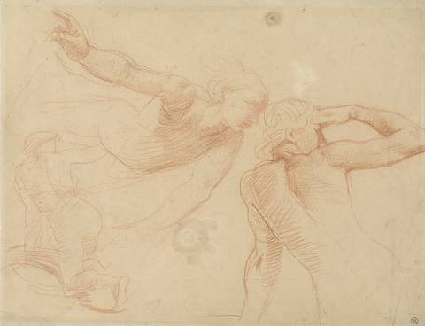 Study of three figures in Movement