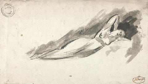 unknown artist Reclining Nude, Possibly Titania