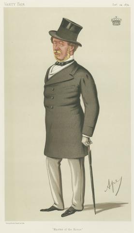 Carlo Pellegrini Vanity Fair: Turf Devotees; 'Master of the Horse', The Earl of Bradford, October 24, 1874