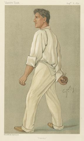 H. C. S. Wright Vanity Fair - Cricket. 'Sammy'. Samuel Moses James Woods. 6 August 1889