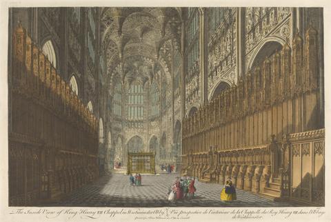 unknown artist The Inside View of King Henry VII Chappel in Westminster Abbey