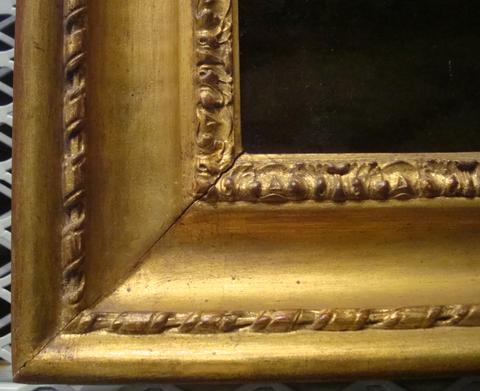 unknown framemaker British (or American?), 'Carlo Maratta' style frame