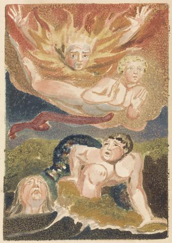 William Blake The First Book of Urizen, Plate 22 (Bentley 24)