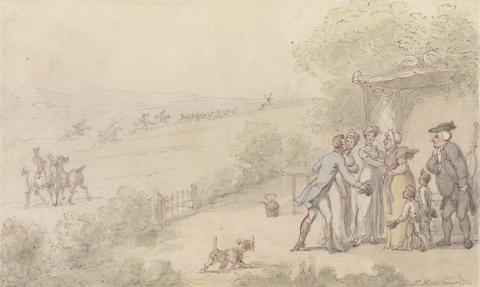 Thomas Rowlandson The Vicar of Wakefield: The Esquire's Intrusion