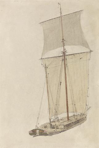 William Turner of Oxford The "Friend" Sailing Vessel at Upton-on-Severn